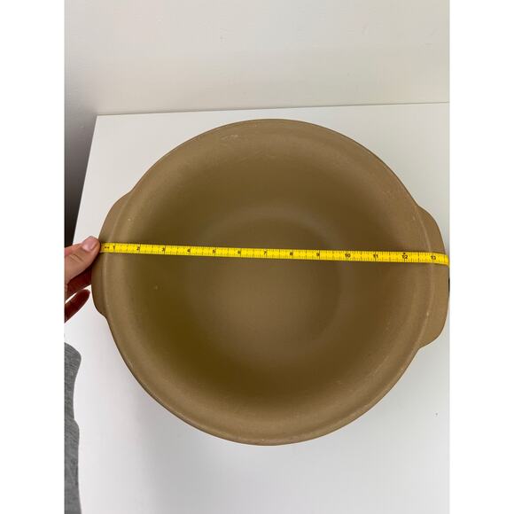 THE PAMPERED CHEF Family Heritage Collection Stoneware Bread Roaster Deep Bowl - Picture 4 of 6